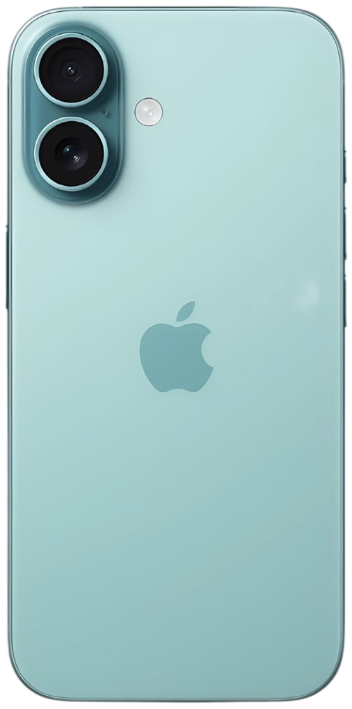iPhone 16 reacondicionado Grado A+ verde azulado — Originalsat España